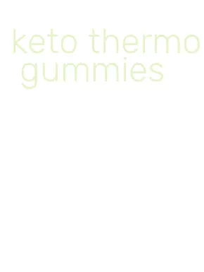 keto thermo gummies