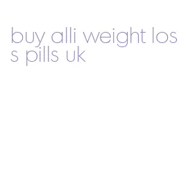 buy alli weight loss pills uk