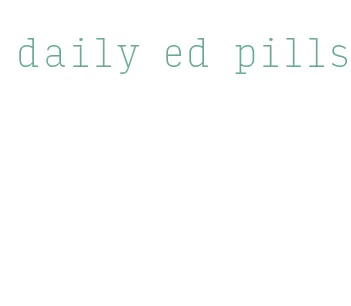 daily ed pills
