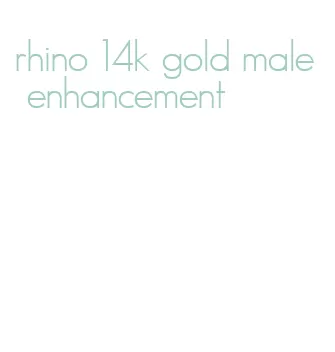 rhino 14k gold male enhancement