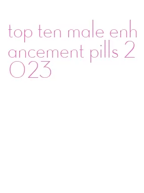 top ten male enhancement pills 2023
