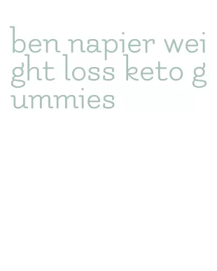 ben napier weight loss keto gummies