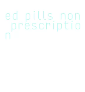 ed pills non prescription