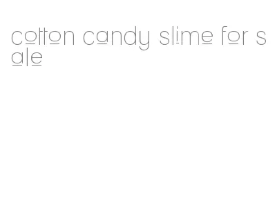 cotton candy slime for sale