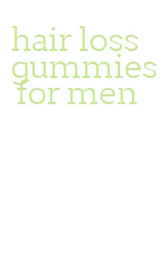 hair loss gummies for men