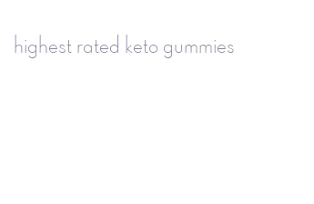 highest rated keto gummies