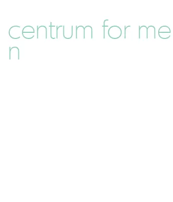 centrum for men