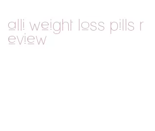 alli weight loss pills review
