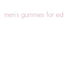 men's gummies for ed