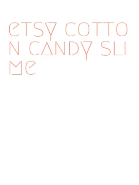 etsy cotton candy slime