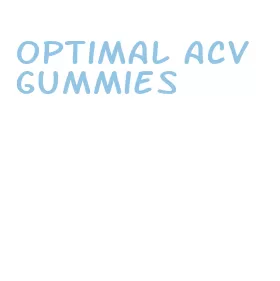 optimal acv gummies